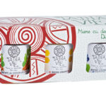 Cadoul crăițelor: miere cremă cu roșcove, simplă ecologică și cu coacăze (cutie carton)