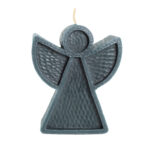 Lumânare din ceară naturală de albine în formă de înger - imagine 3