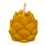 Lumânare din ceară naturală de albine în formă de lotus - imagine 3